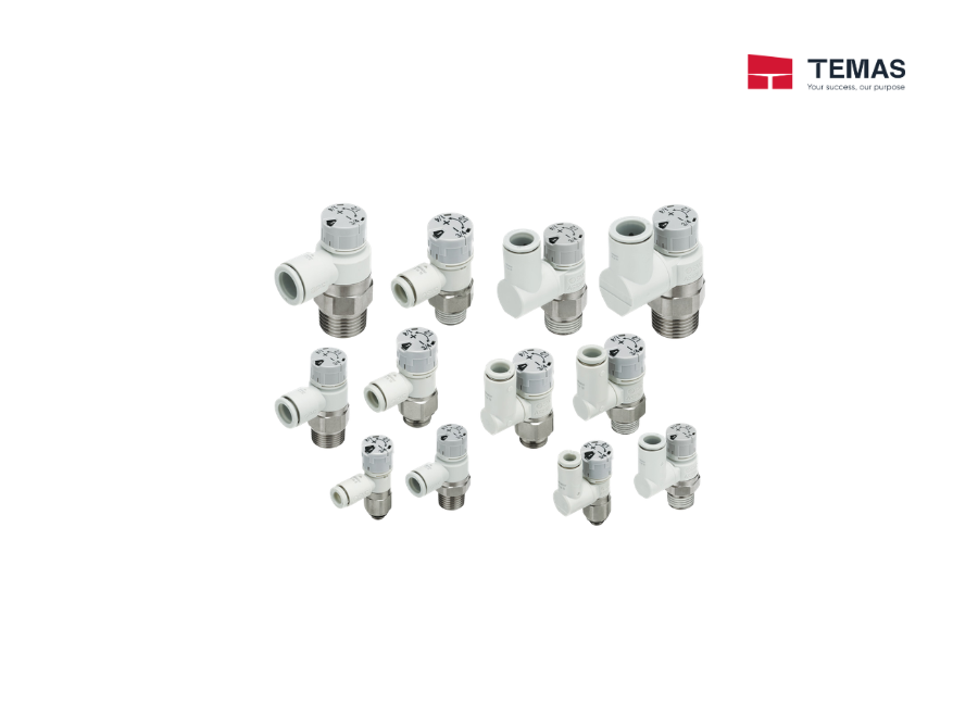 VAN ĐIỀU CHỈNH TỐC ĐỘ CÓ ĐỒNG HỒ ĐO SMC AS-FSA